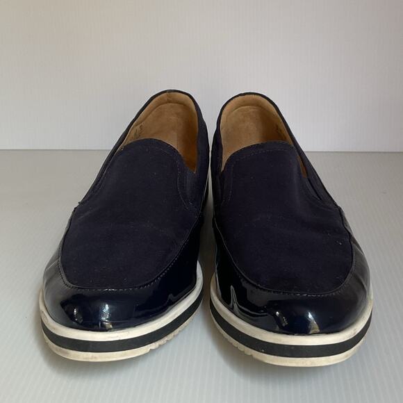 Naturalizer Comfort Slip-On Shoes Navy Blue Black Size 9M Casual Work Walking - Picture 4 of 10